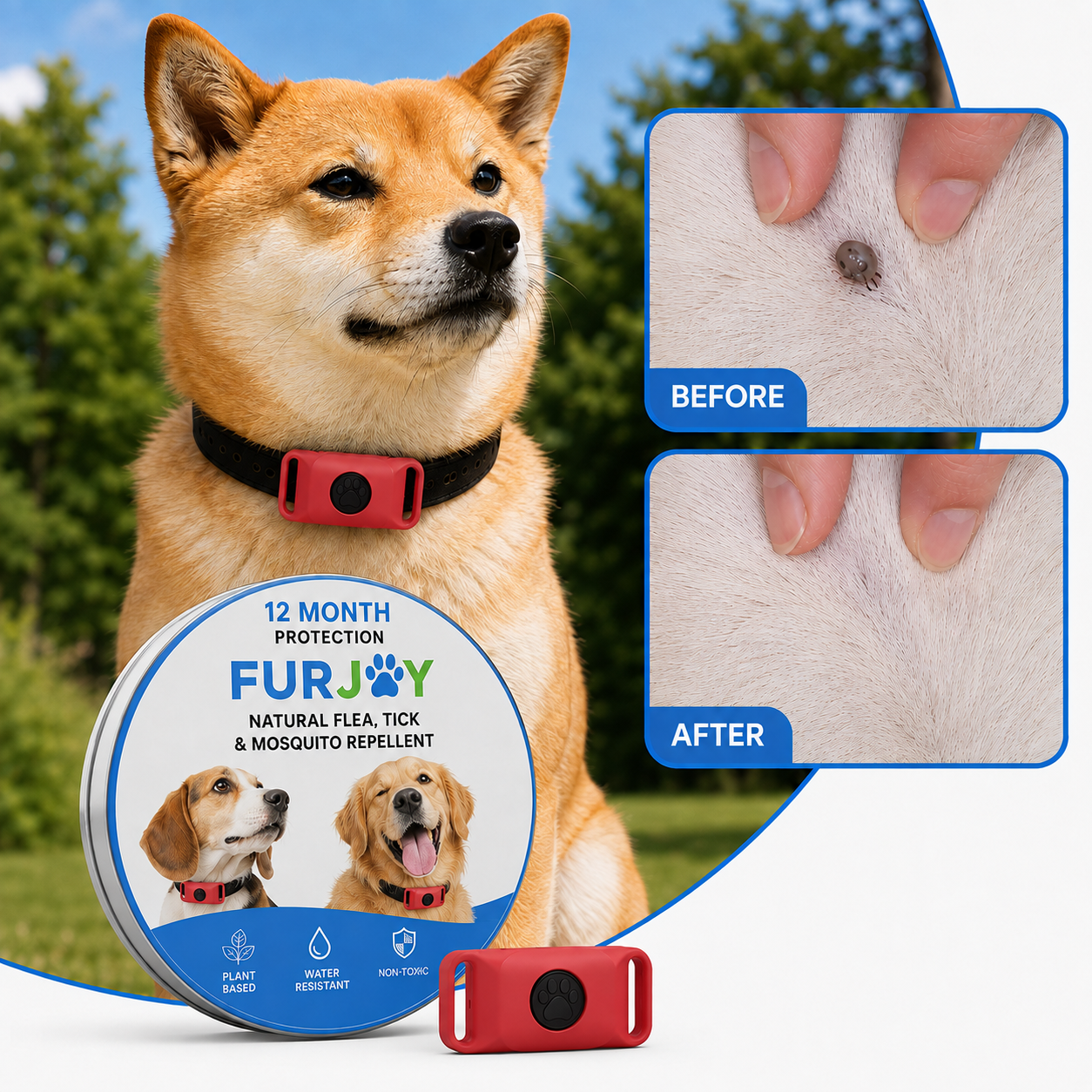FurJoy™ 12 Months Flea & Tick Free