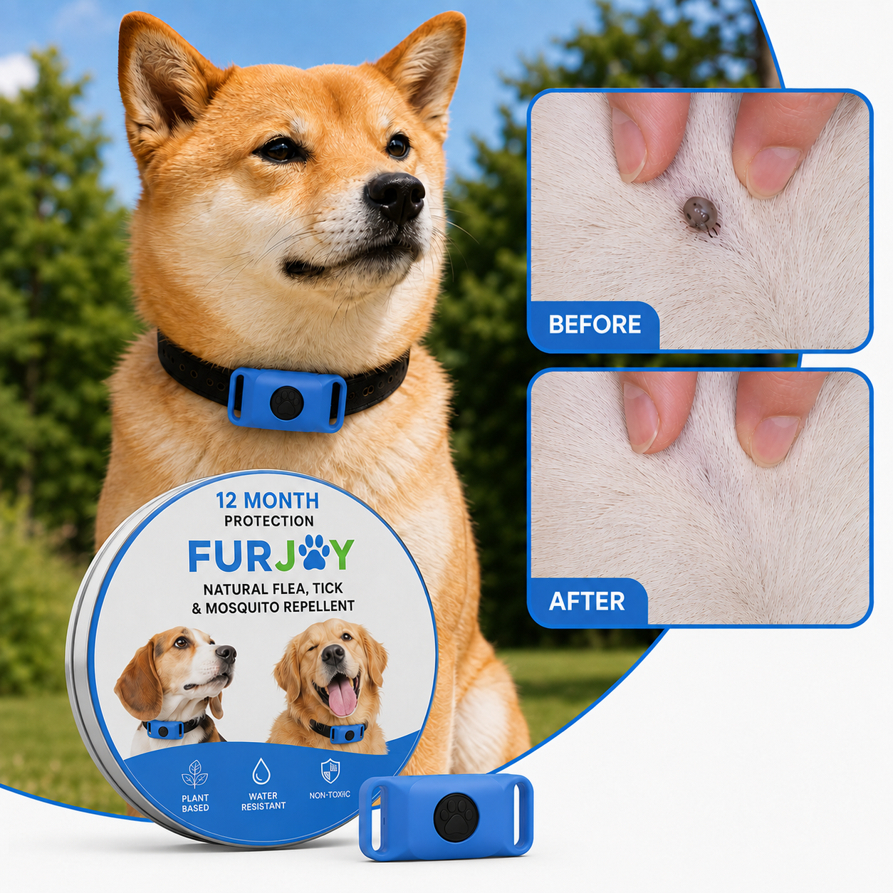 FurJoy™ 12 Months Flea & Tick Free