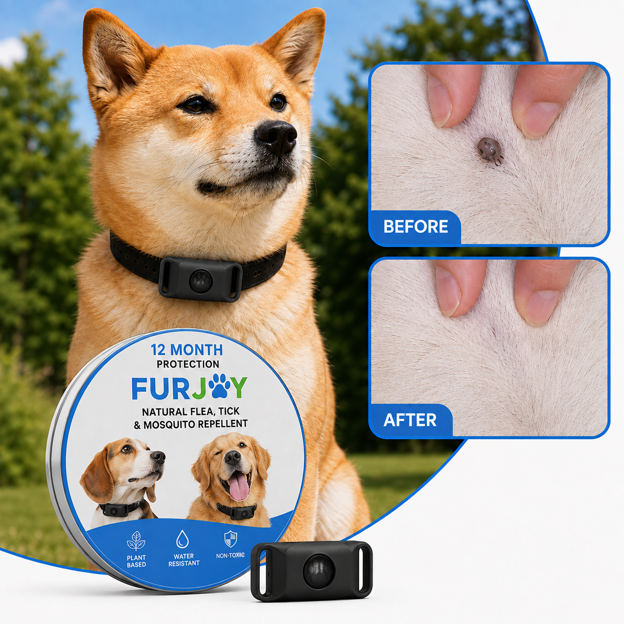 FurJoy™ 12 Months Flea & Tick Free