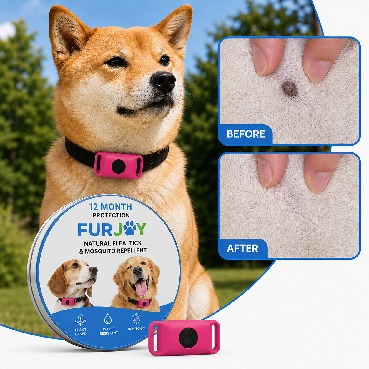 FurJoy™ 12 Months Flea & Tick Free
